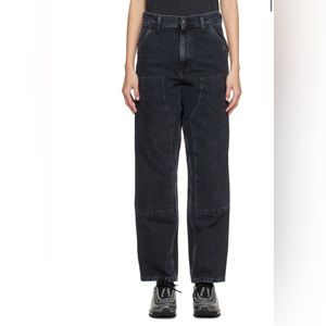 CARHARTT WIP Black Double Knee Jeans